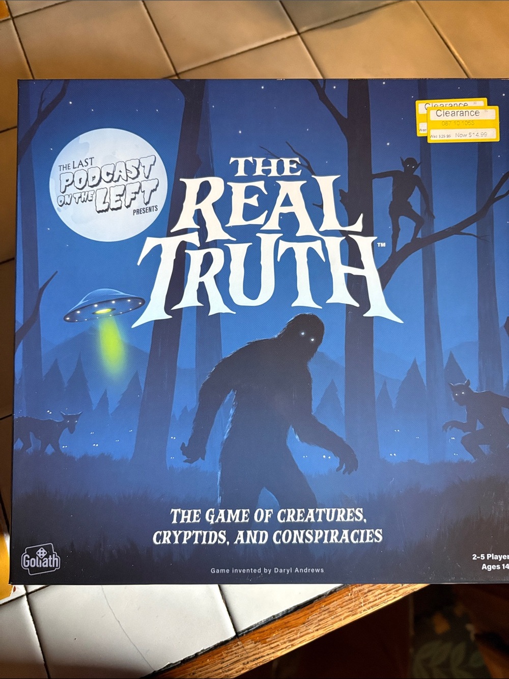 The Real Truth Board Game - Blue Cryptid Adventure